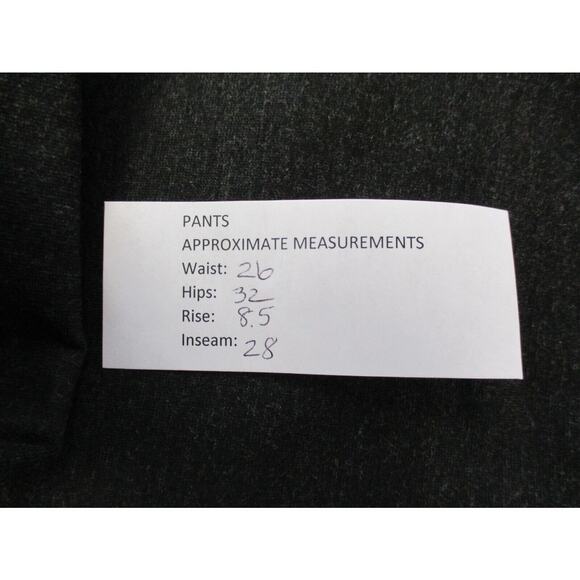 J Crew Pixie Pant Womens 2 Back Zip Charcoal Gray Stretch Skinny 26x28 31090 - Picture 9 of 14